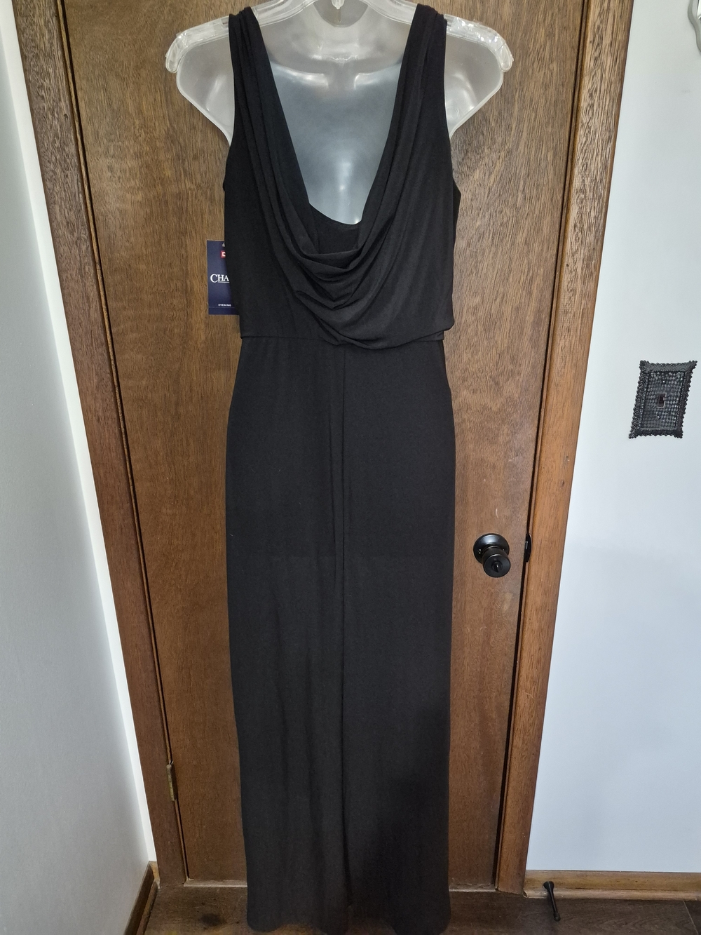 Chaps Sleeveless Black Evening Dress NWT - Picture 8 of 12